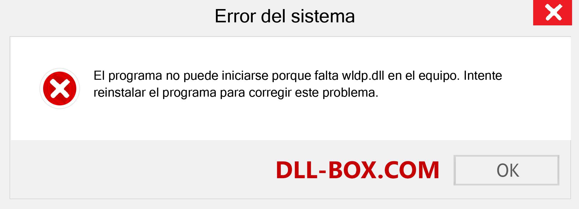 ¿Falta el archivo wldp.dll ?. Descargar para Windows 7, 8, 10 - Corregir wldp dll Missing Error en Windows, fotos, imágenes