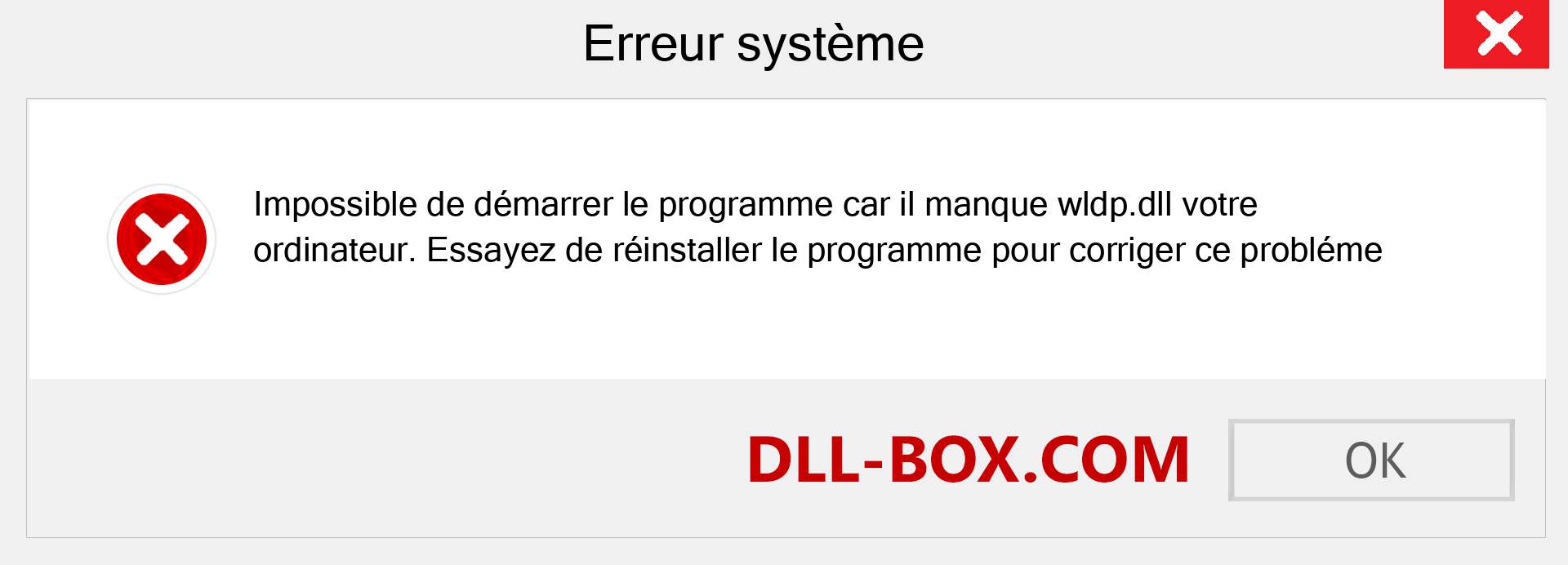 Le fichier wldp.dll est manquant ?. Télécharger pour Windows 7, 8, 10 - Correction de l'erreur manquante wldp dll sur Windows, photos, images